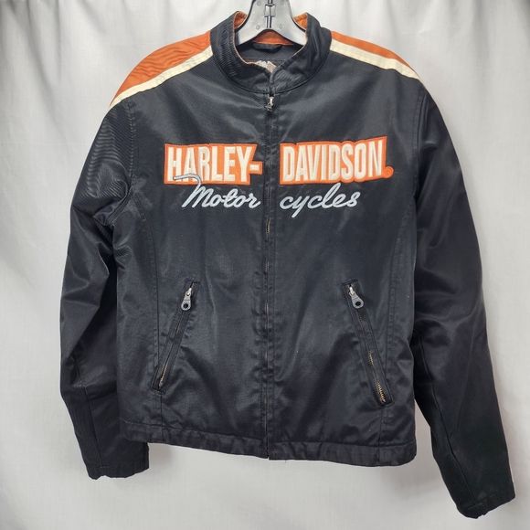 Harley-Davidson Nylon Blend Riding Jacket Women's Size Large - Picture 1 of 10